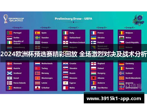 2024欧洲杯预选赛精彩回放 全场激烈对决及战术分析